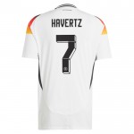 Günstige Fußballtrikots Deutschland Kai Havertz 7 Heimtrikot EURO 2024 Kurzarm